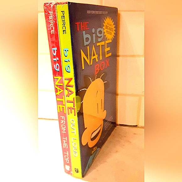 NEW Big Nate 2 Book Box Set & Poster Children's Boys Girls Elementary Kids Books - Picture 2 of 5
